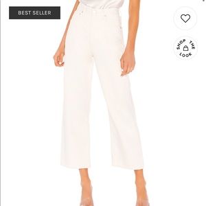 AGOLDE REN WIDE LEG JEANS IN PAPER